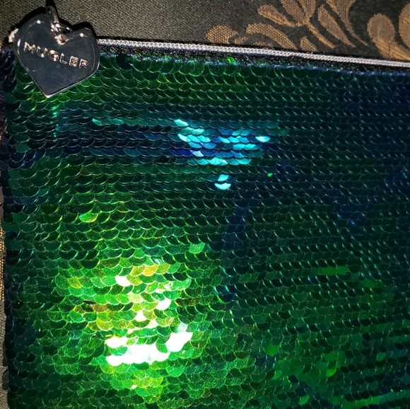 Mugler Handbags - Mugler makeup sequin bag